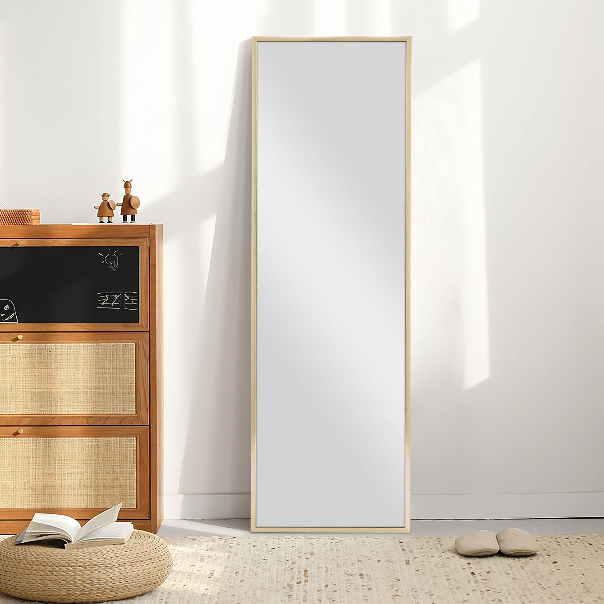 Amazon.co.jp: ミルオ君の鏡工房 全身鏡 スタンドミラー 大型 姿見鏡