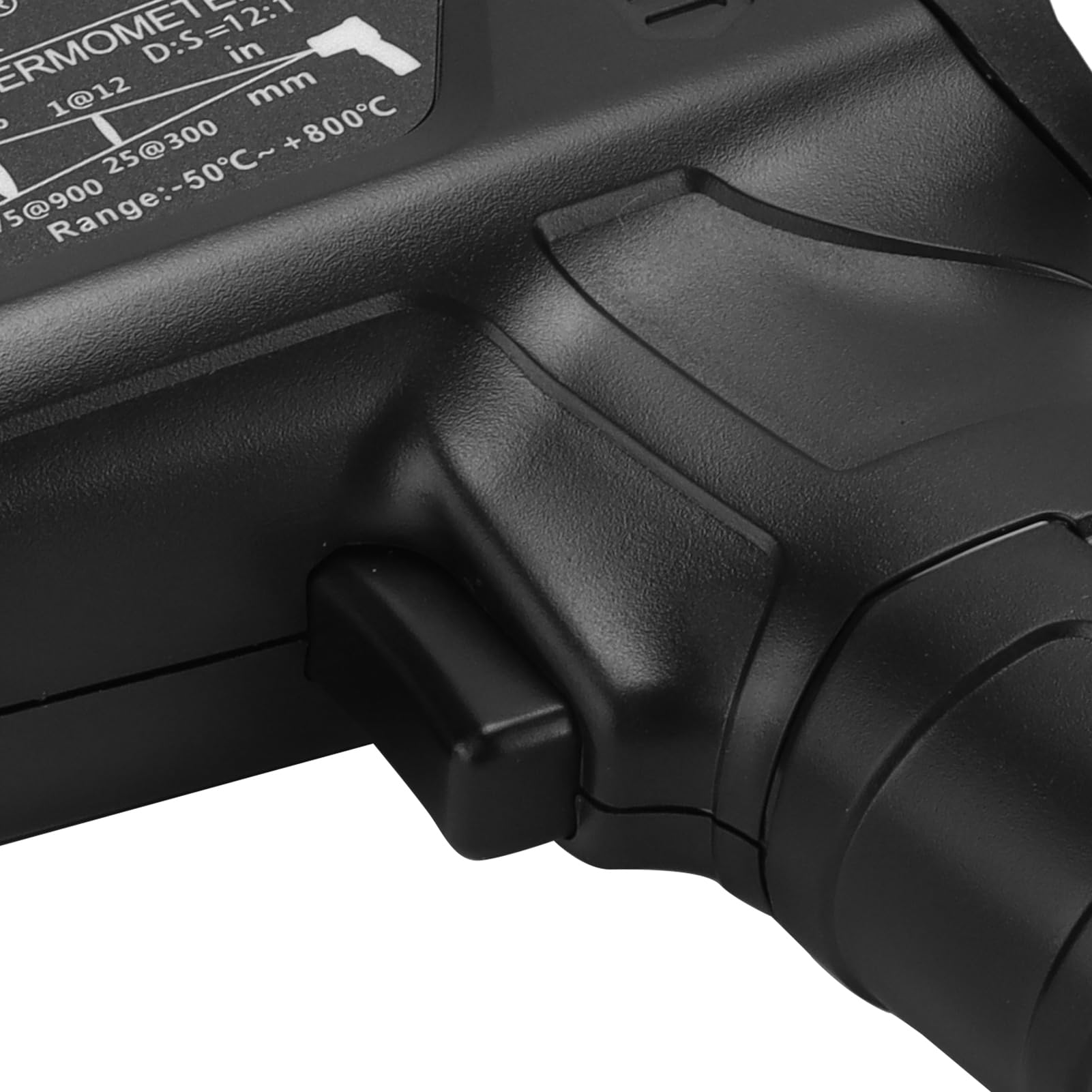 Termómetro infrarrojo IR02A - Medidor de temperatura digital sin contacto con rango de -50 ℃ a 800 ℃ - Emisividad ajustable y pantalla a color - para sistemas de aire