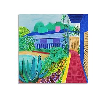 デイビッドホックニー　A Bigger Splash キャンバスアート　B2 デイビッドホックニー A Bigger Splash キャンバスアート B2 A