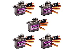 5-Pack MG90S Metal Gear Micro Servos for Arduino