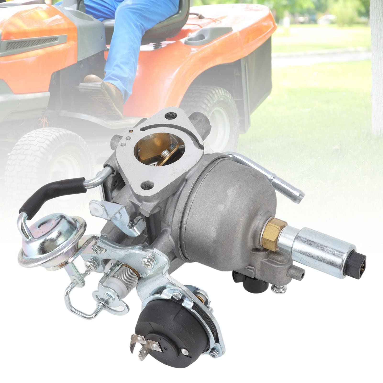 Haofy Carburatore di Ricambio per Tosaerba in Alluminio 5410765 per Grand Marquis - 48-2042 141-0983 con Tampone di Carta Kit di Manutenzione Fai da Te per Riparazione Piccolo Motore