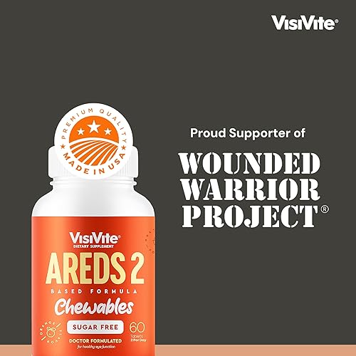 Miniatura 7 de AREDS 2 vitaminas para ojos sin azúcar alternativa a las gomitas de luteína para ojos luteína para la salud de los ojos vitaminas para ojos sin