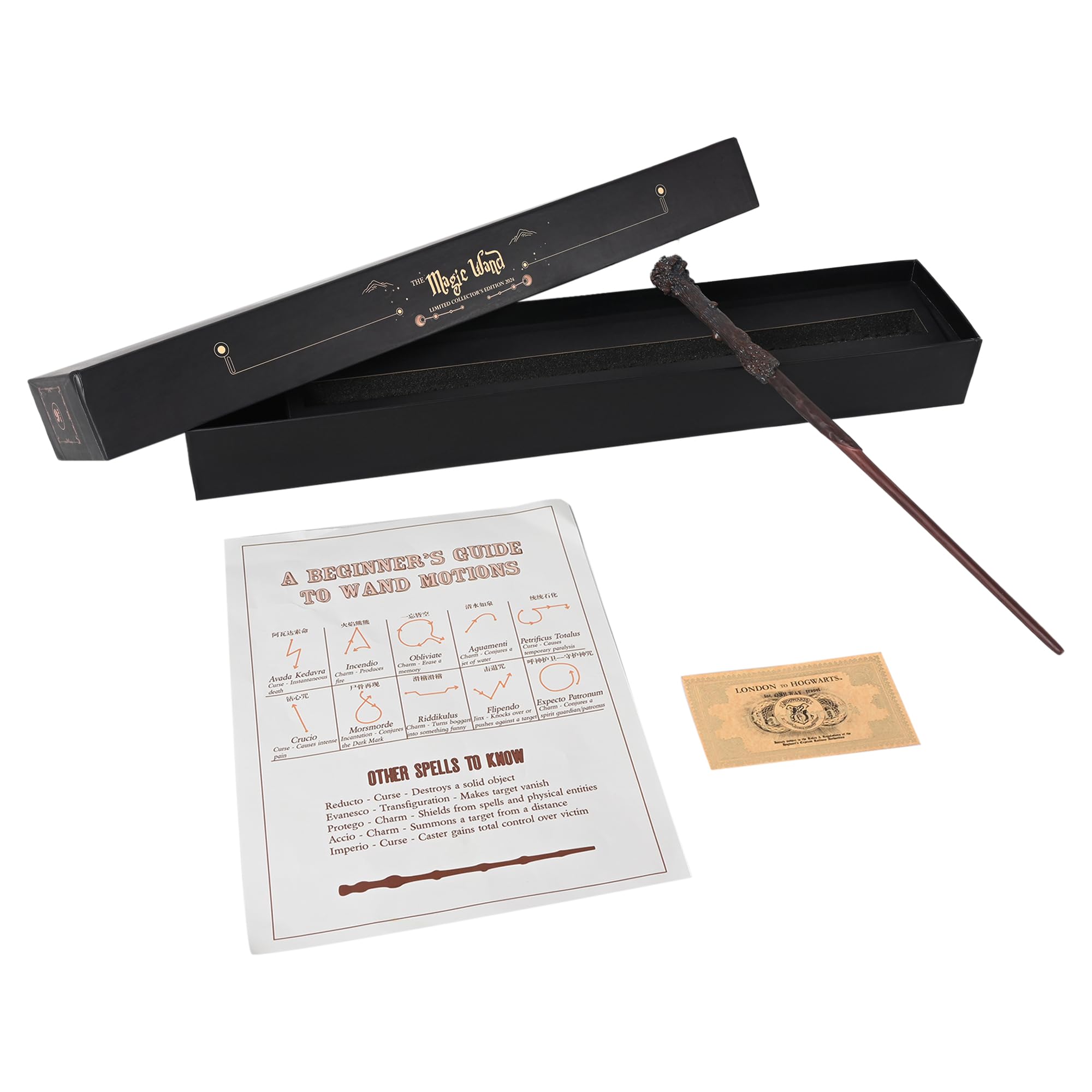 HP Wand for Kids - Cosplay New Designed Magical Wand for Potterheads - for Kids Birthday and Christmas, Multicolor