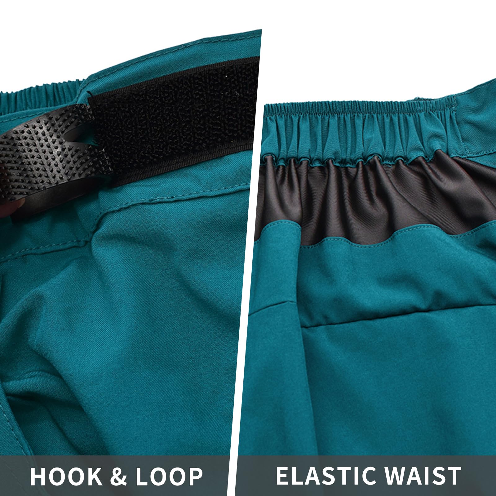 WOSAWE Shorts de Vélo Hommes Respirants 3D Gel Rembourrés VTT Séchage Rapide