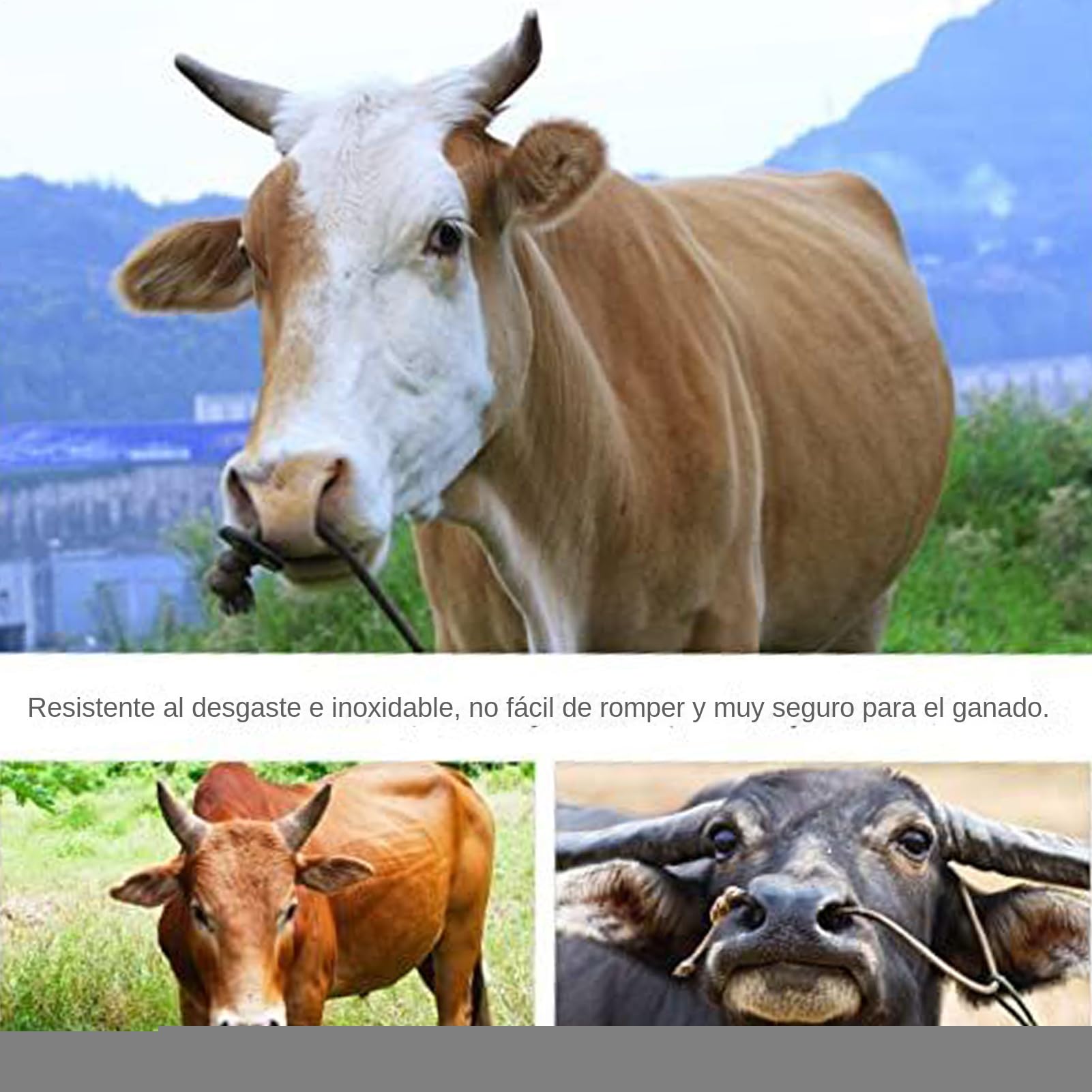 Pinze per naso per attrezzatura da bestiame | Pinze ergonomiche regolabili per manipolazione bovino