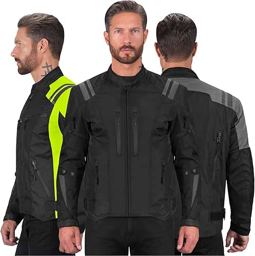 Nomad Motorcycle Jacket for Men, Ironborn Biker Jacket, Cruiser Sportsbike