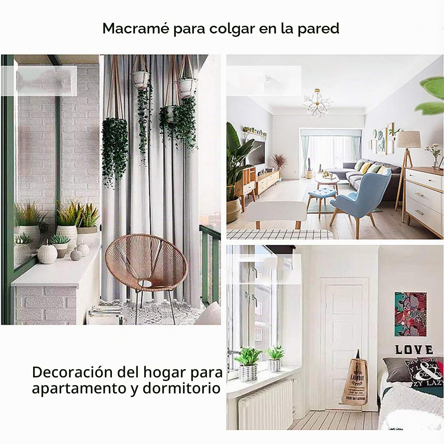 Colgante de Pared de macramé Grande,Tapiz de Pared de macramé Estilo Boho,Tapicería de Borla Hecha a Mano Algodón Natural Tejido Decoración de Pared Decoración,Beige-145x160cm