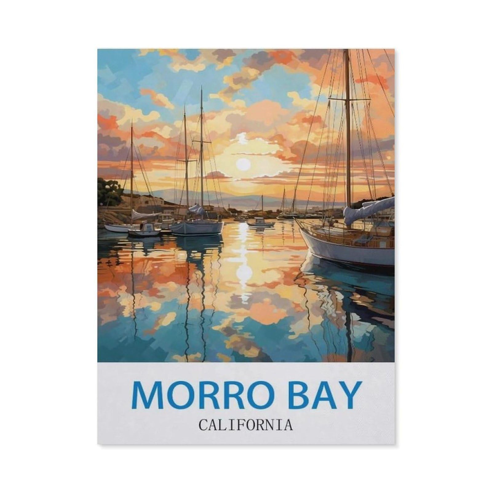 BEAYODKP Diamond Painting Kits for Adults and Kids，Morro Bay California