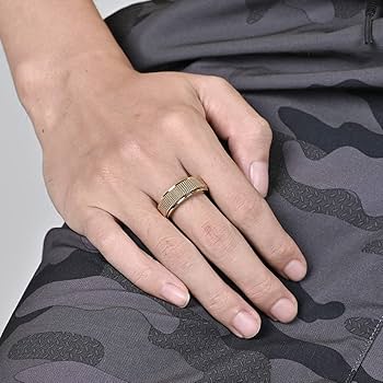 Amazon.co.jp: ZNUJS(さちえ) チタン 指輪 リング メッシュ