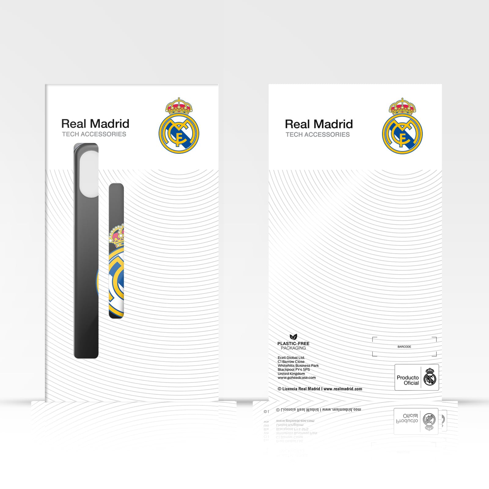 Head Case Designs Offizielle Real Madrid CF Rückblick 99/00 Schwarz Retro Leder-Wallet-Hülle Kompatibel mit Samsung Galaxy S25 Ultra