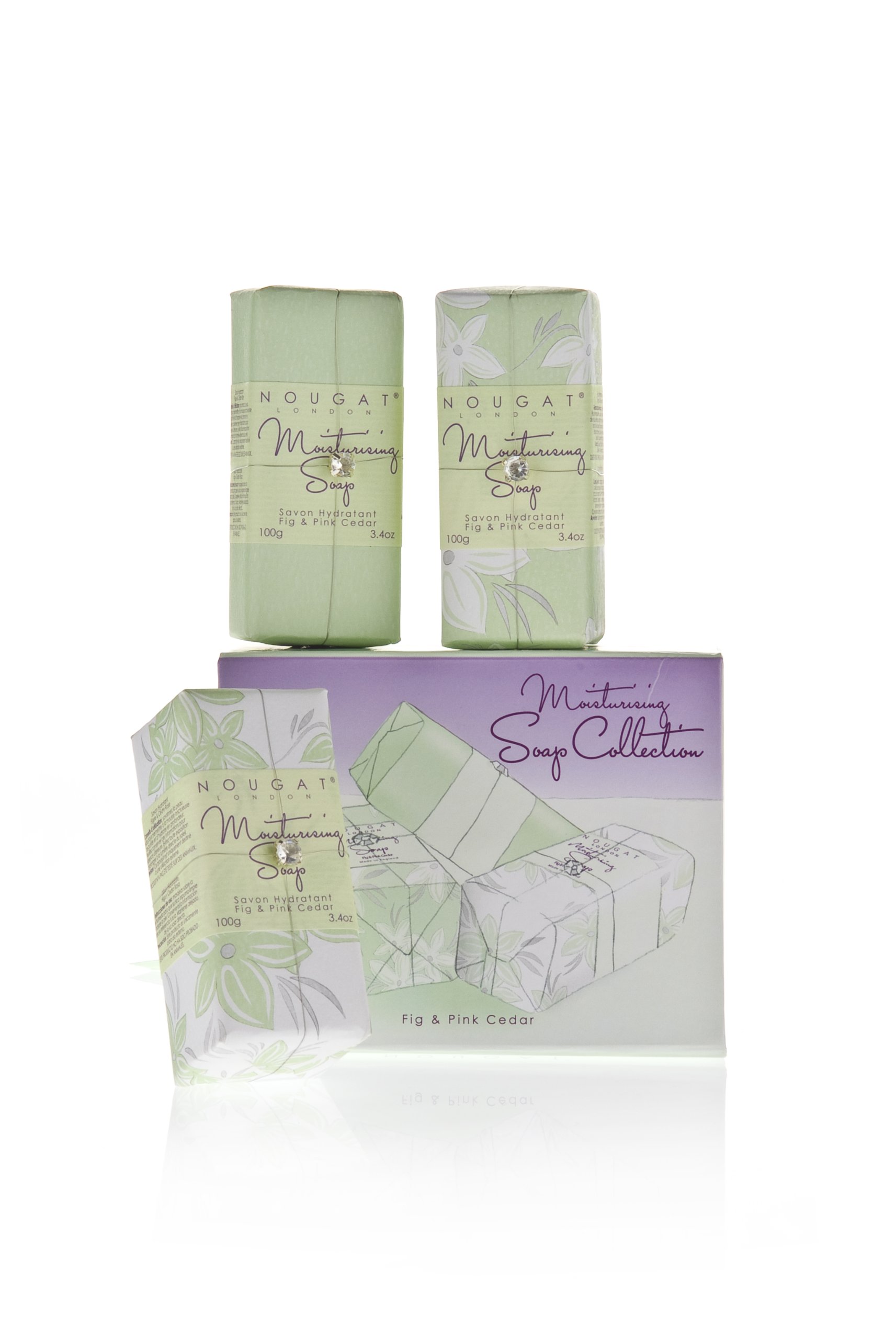Moisturising Soap Collection Fig and Pink Cedar 300g