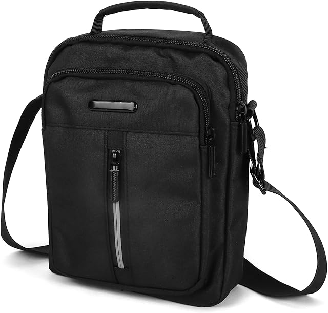 Kaket Shoulder Bags for Men, Crossbody Bags Small Messenger Bags for Men, Mens Business Bags Casual Bag Travel Phone Bags for Working Hiking