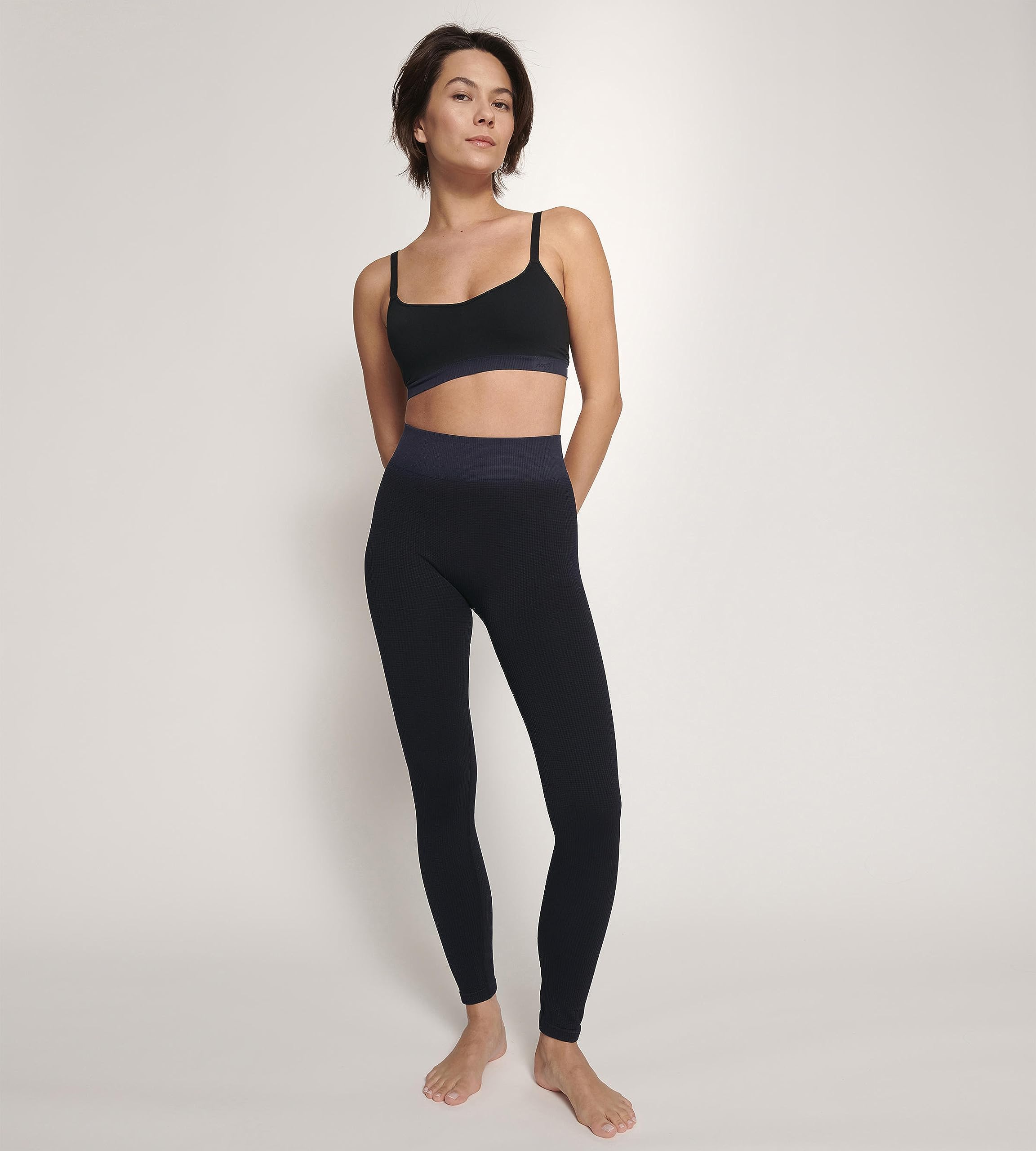 Sloggi Damskie legginsy Ever Infused Aloe, Czarny, M