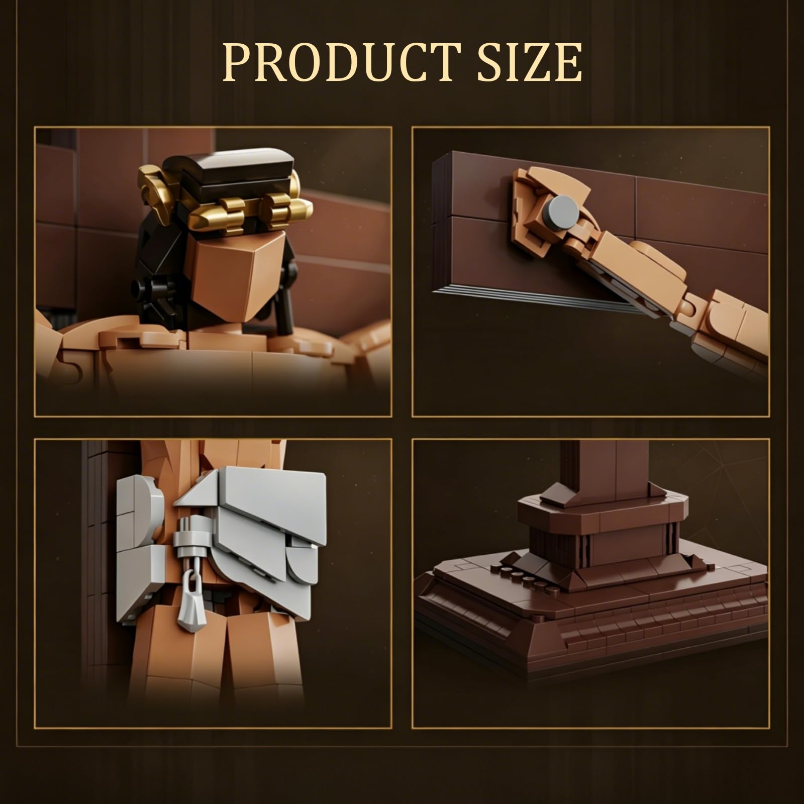Jesús y Cruz Bloques de Construcción, 588 Piezas Figuras de Jesús Bloques de Encaje, Conjunto de Construcción de Figura Cristiana Creativa, Juego de Regalo para Adultos