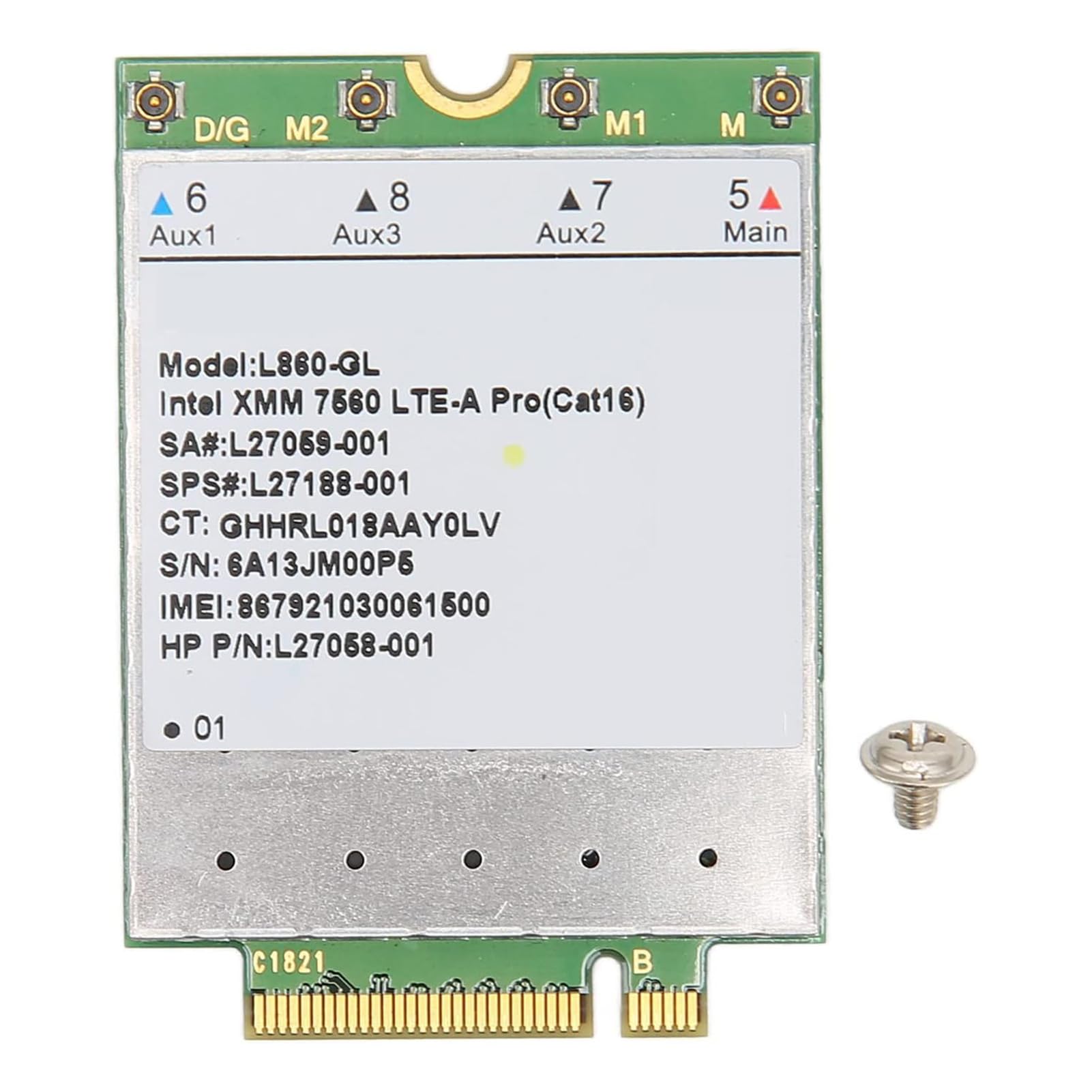 Tarjeta de Red de Alta Velocidad con Módulo 4G LTE con Soporte ESIM para EliteBook X360 y X360