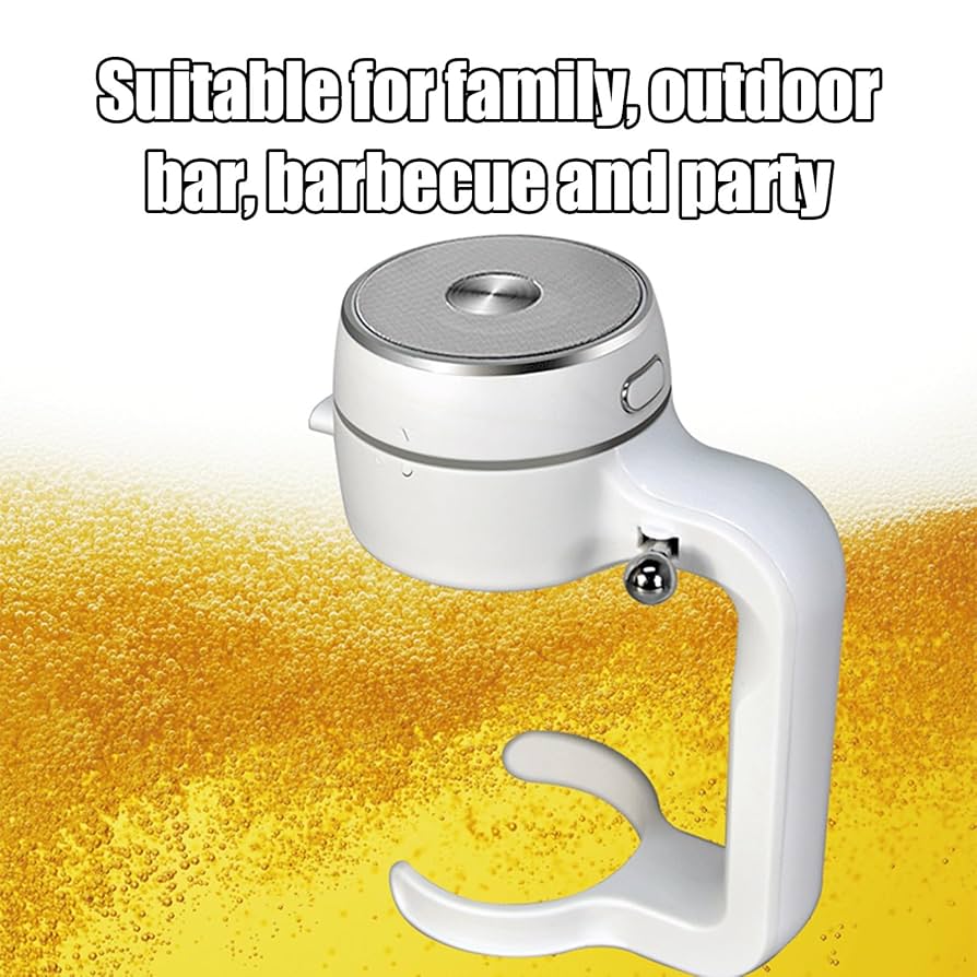 Amazon｜白,ビールサーバー 手持ちビールマシン 小型ビール