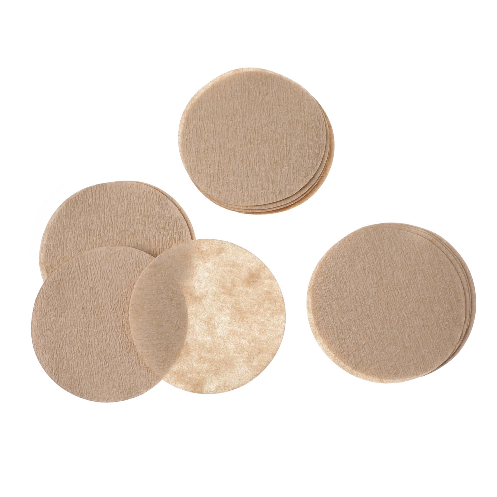 Mikinona 300Pcs Round Coffee Filters Espresso Maker Filters for Unbleached Natural Coffee Fine Filtration Leak for Home Brewing