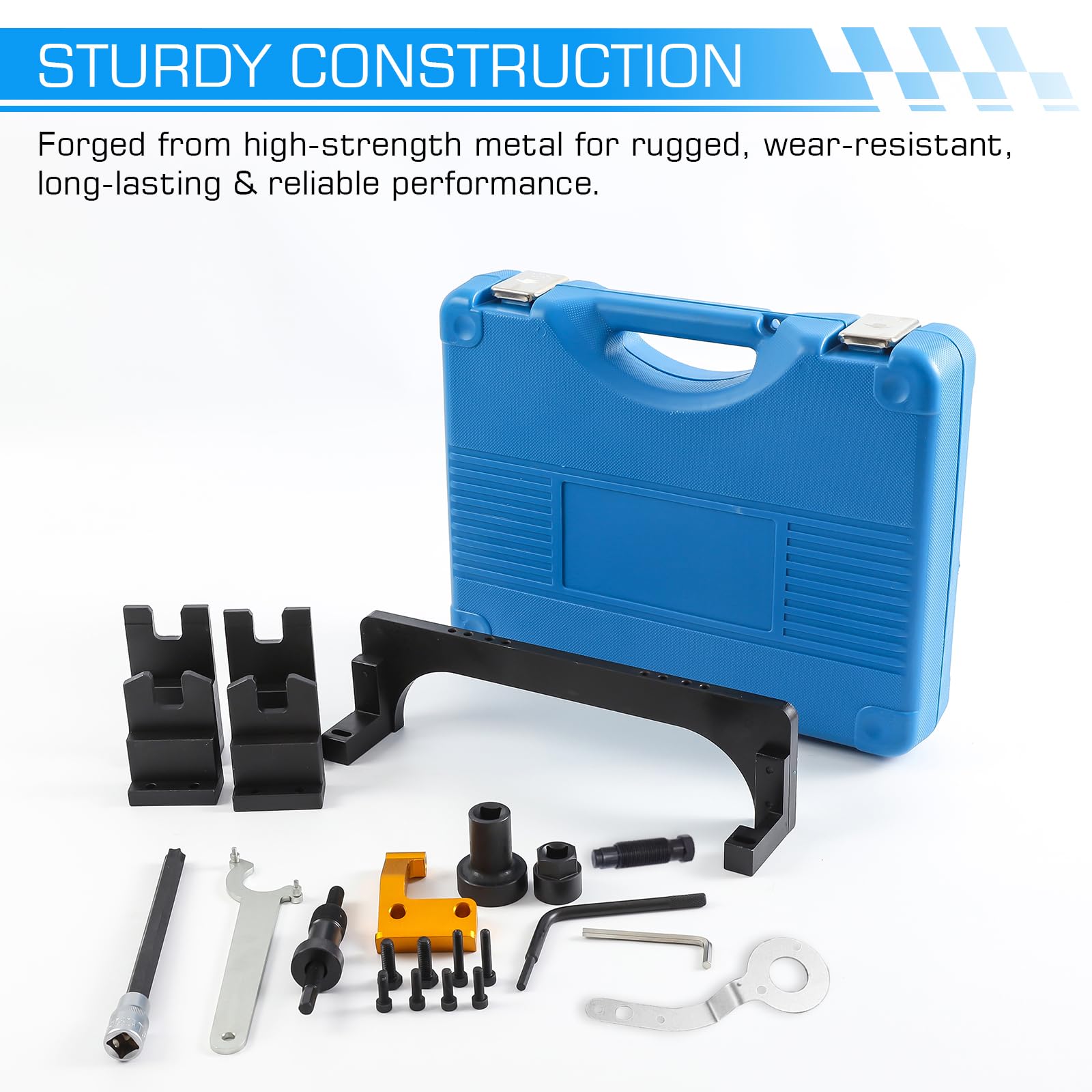 Kit Messa in Fase Motore, Attrezzi per Bloccaggio di Allineamento Albero a camme Compatibile con B-M-W e per Mini Hatch B38 B46 B48 B58 116i Motori Diesel, Strumento di Allineamento Dell'albero