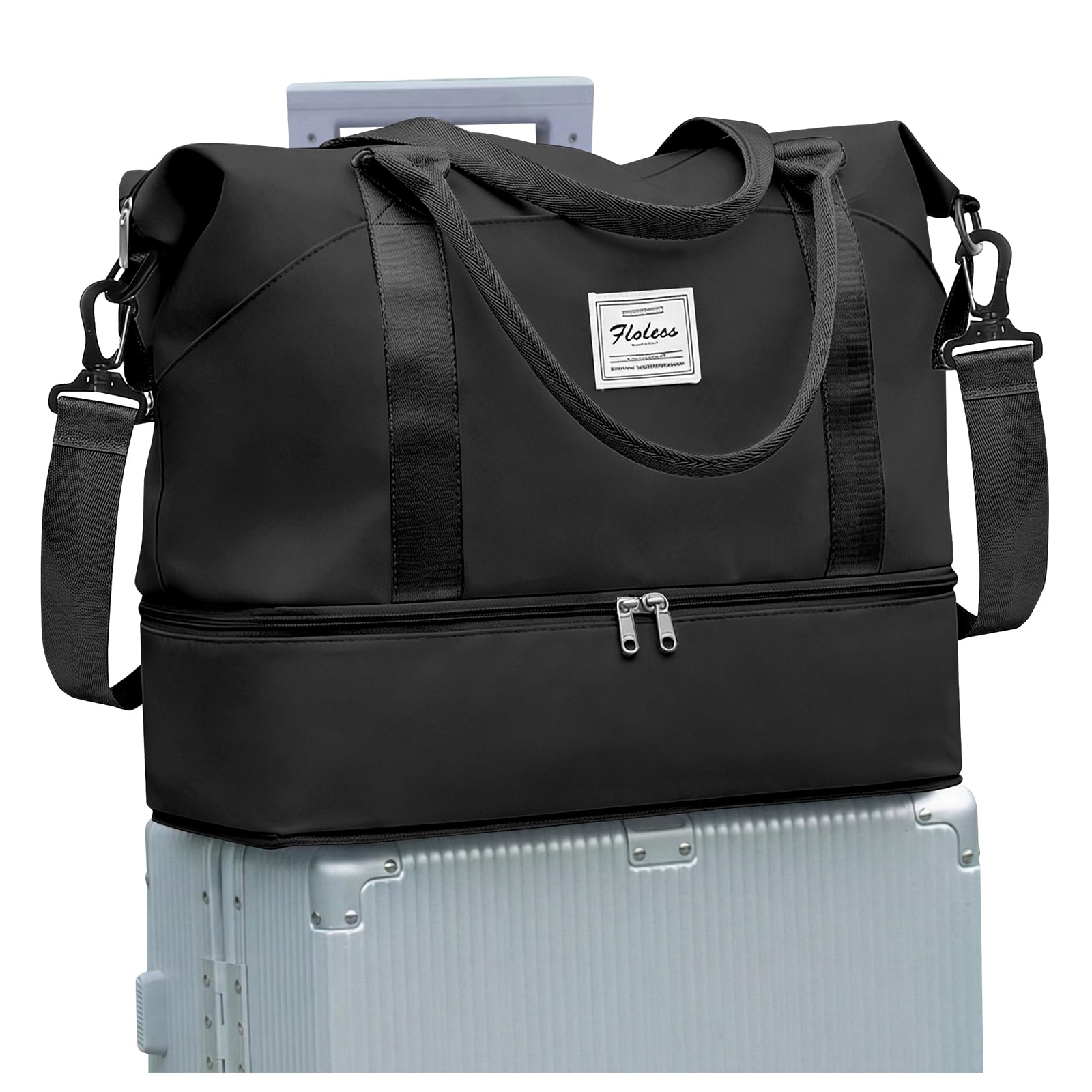 SZLX Ryanair Cabin Bag 40x30x20 Duffel Bag, Ryanair Airlines Cabin Bag 40x20x25 Underseat Foldable Travel Duffel Bag Holdall Tote Carry on Hand Luggage Overnight for Women and Men(Olive Green) — view 32