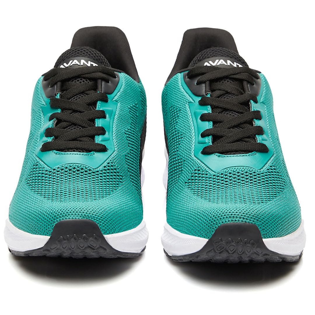 AVANT UltraBoom - Tenis de correr y entrenamiento para hombre, suela de goma 100% pura, plantilla de goma EVA natural, malla superior de punto transpirable, agarre mejorado para baja abrasión,