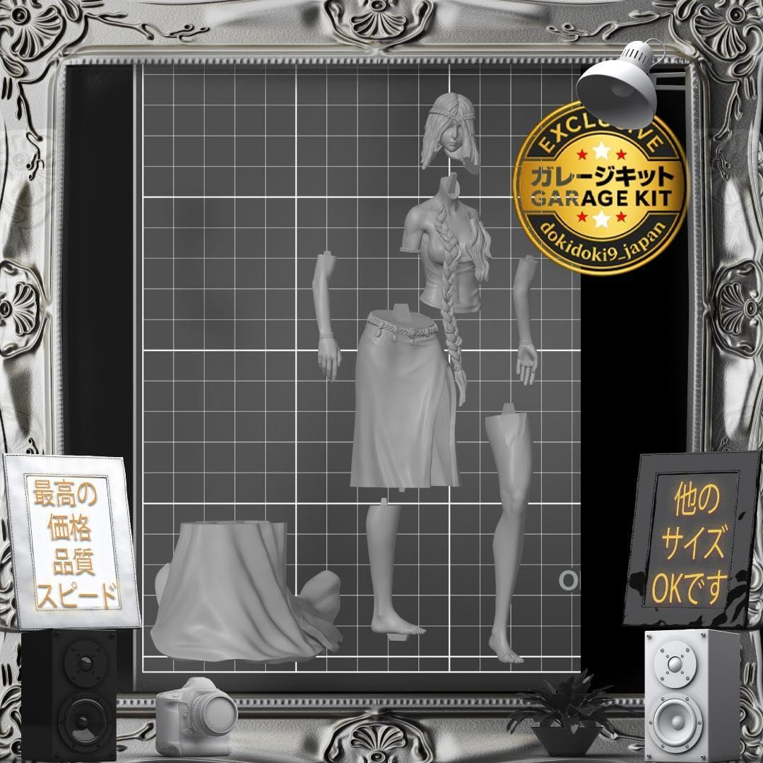 ガレージキット 1/10 エルデンリング マリカ &amp; マリケス未塗装未組立