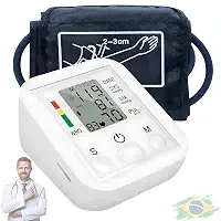 Aparelho de Pressão Arterial Digital Automático de Braço – Monitor Inteligente com Tela LCD Grande, Detecção de Arritmia, Memória para Leituras e Operação Simples