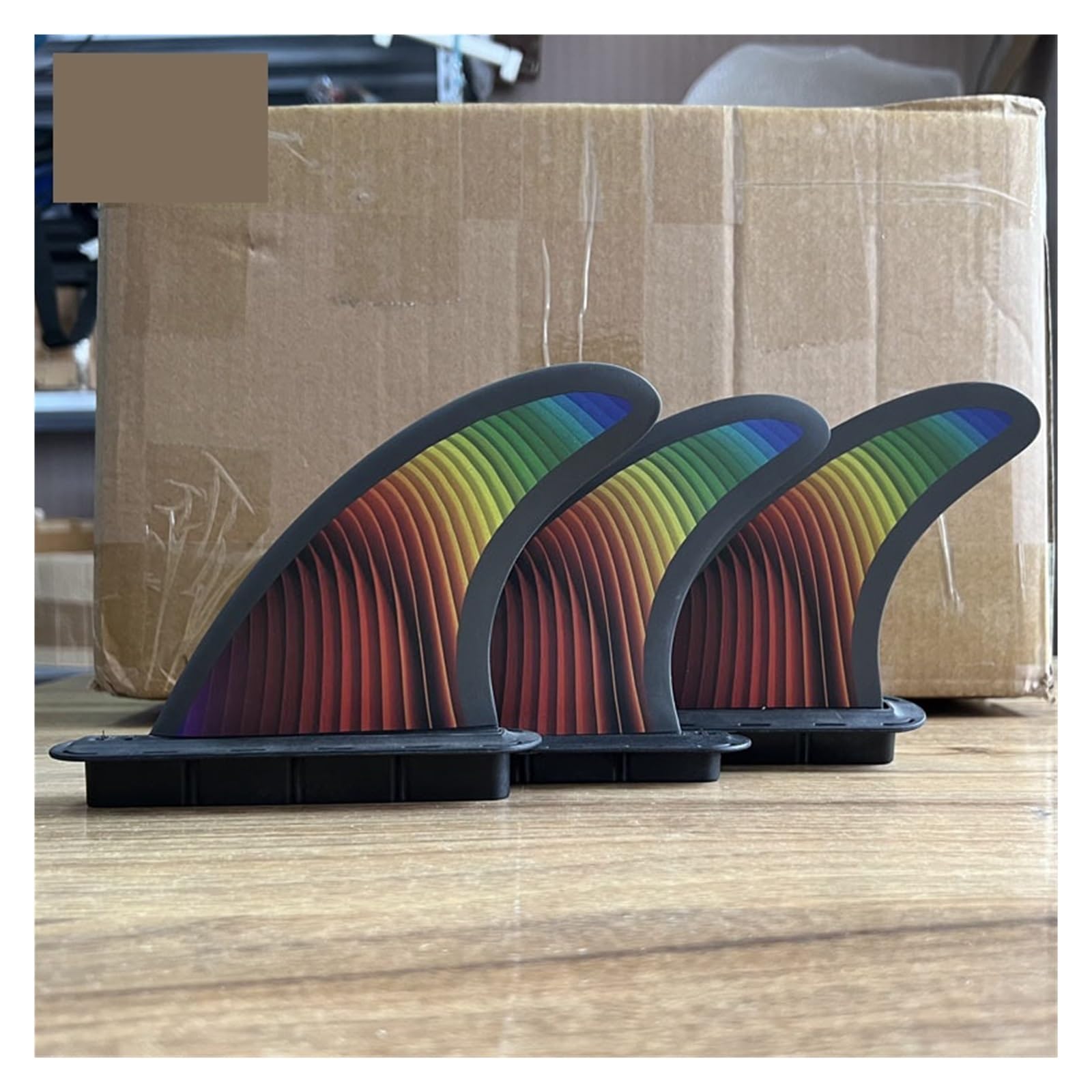 Surfboard-Finne G5 Medium Thruster, aus Fiberglas, Honeycomb, Made