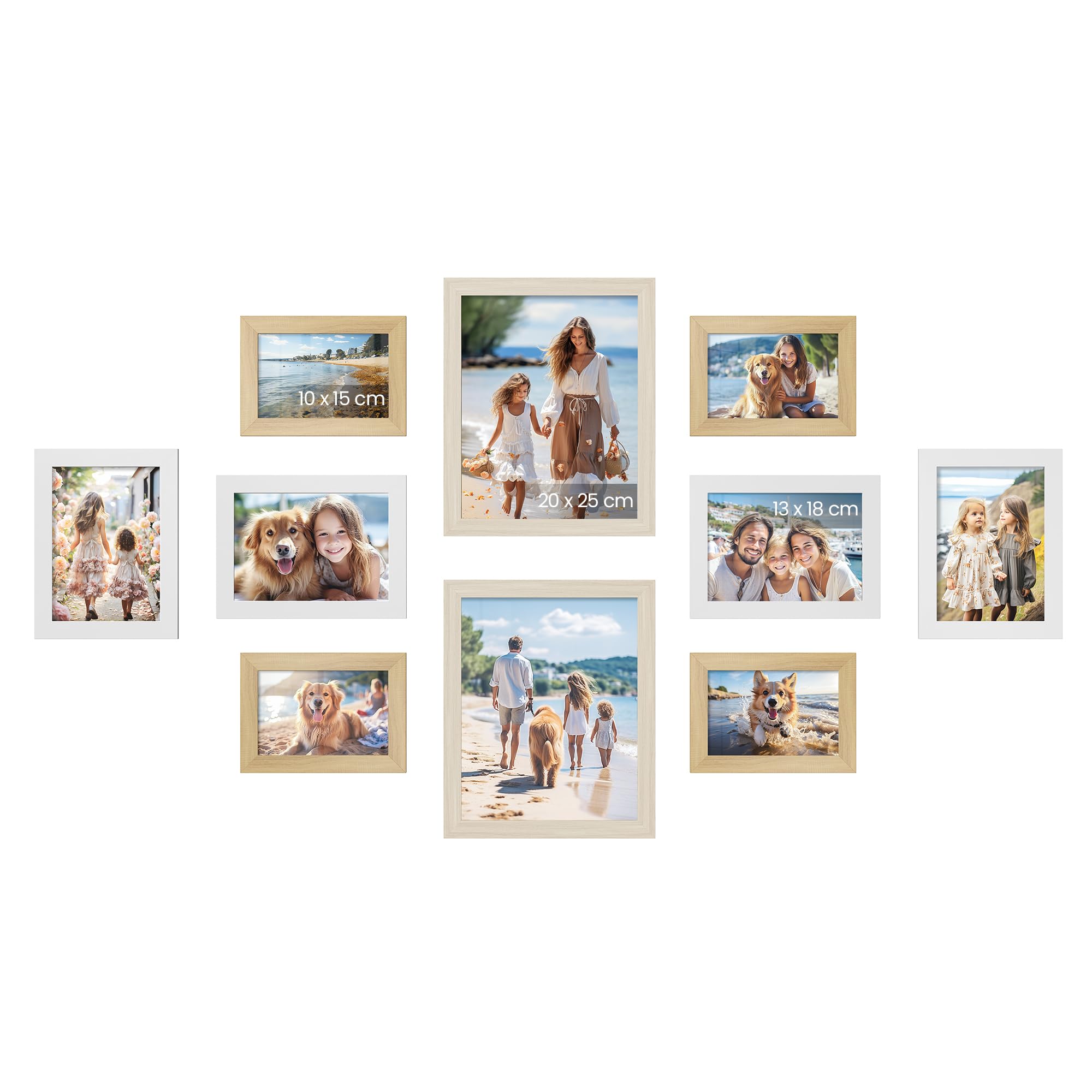 songmics cadres photo multi-pack