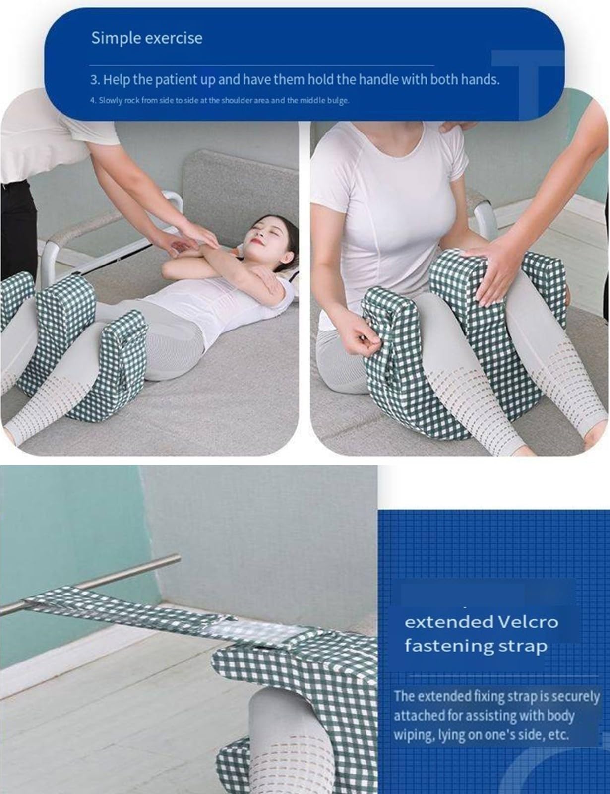 Dispositivo Rotazione Paziente Classe I, Cuscino Antidecubito A Forma di U, Supporto per Paraplegici E Anziani per Letto E Cura Domiciliare, Dispositivi di Assistenza per Sollevamento
