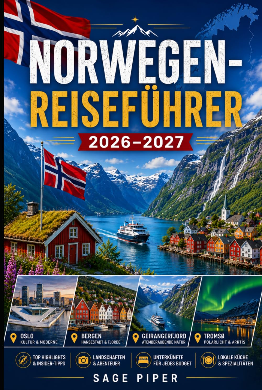 Norwegen-Reiseführer 2026–2027: Entdecken Sie Oslo, Bergen, Tromsø, die Lofoteninseln, den Geirangerfjord, den arktischen Norden, Fjordkreuzfahrten, ... Paare, Familien und Alleinreisende