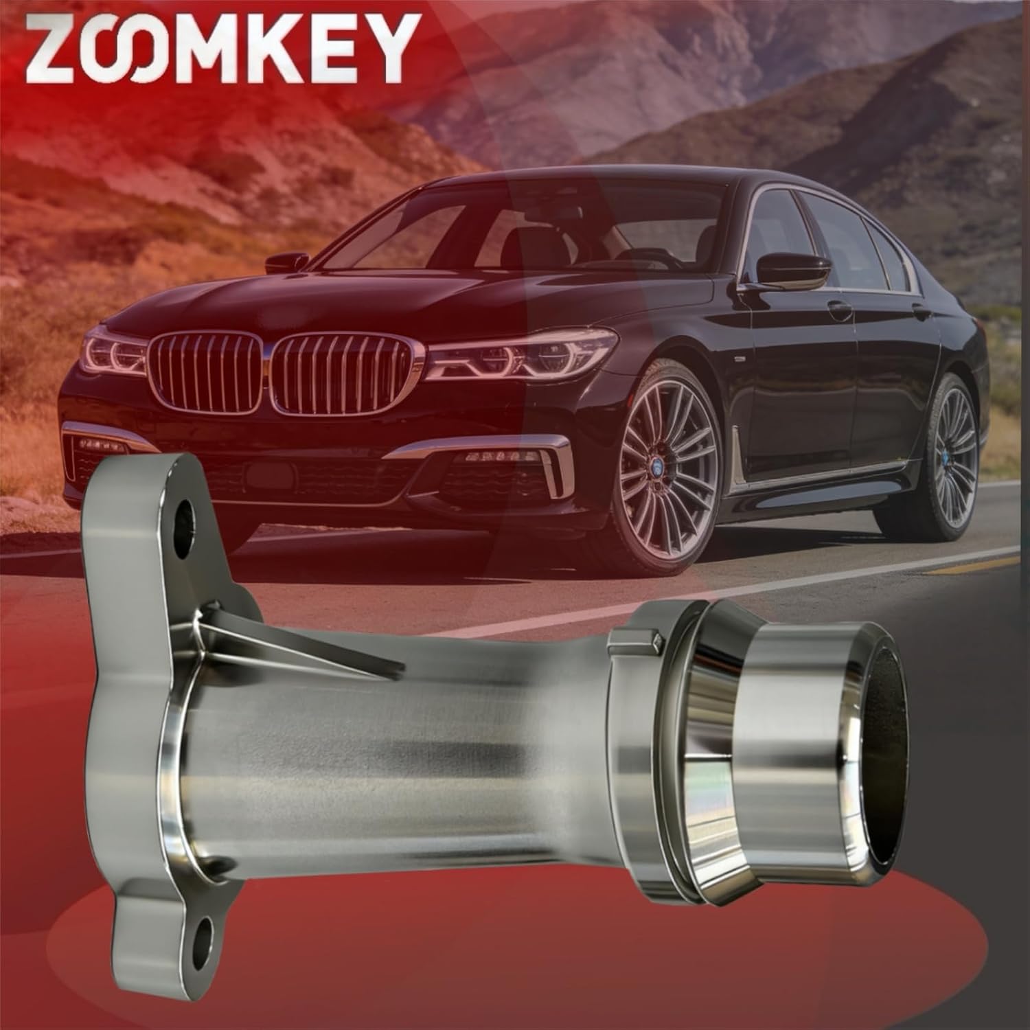 Aluminum Engine Block Water Connector Hose 11118511205 For BMW B38 B48 Mini Cooper F55 F56 X3 X4 X5 X6 X7 F35 F20 G38 G12 G01 G15 G20 2014 2015 2016 2017 2018 2019 2020