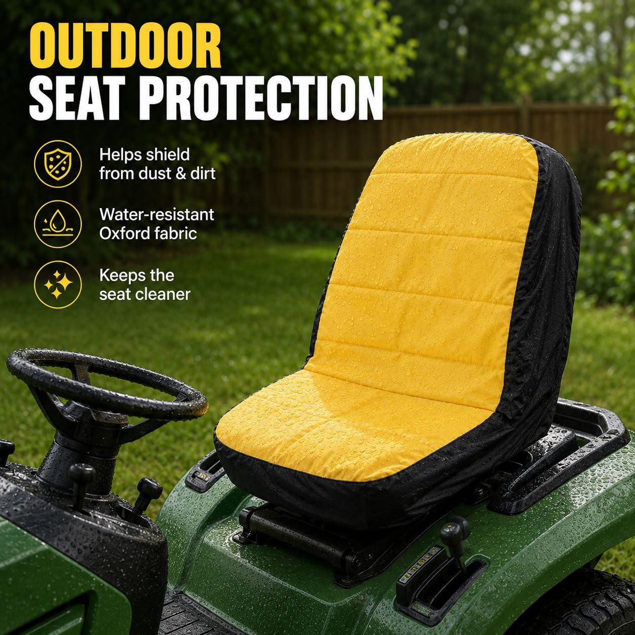 Protector Asiento Cortacésped 15 Pulgadas para Mountfield MTF 1538H