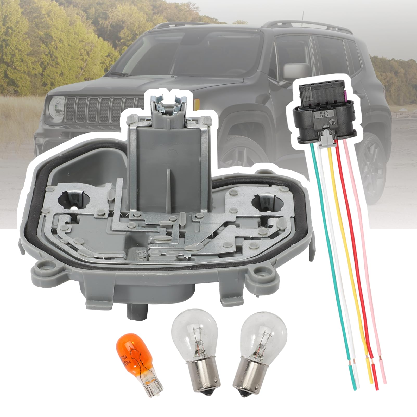 HEBEOT Support Feu Arrière Gauche Pour Jeep Renegade 2015-2017 - Référence 68270892AA