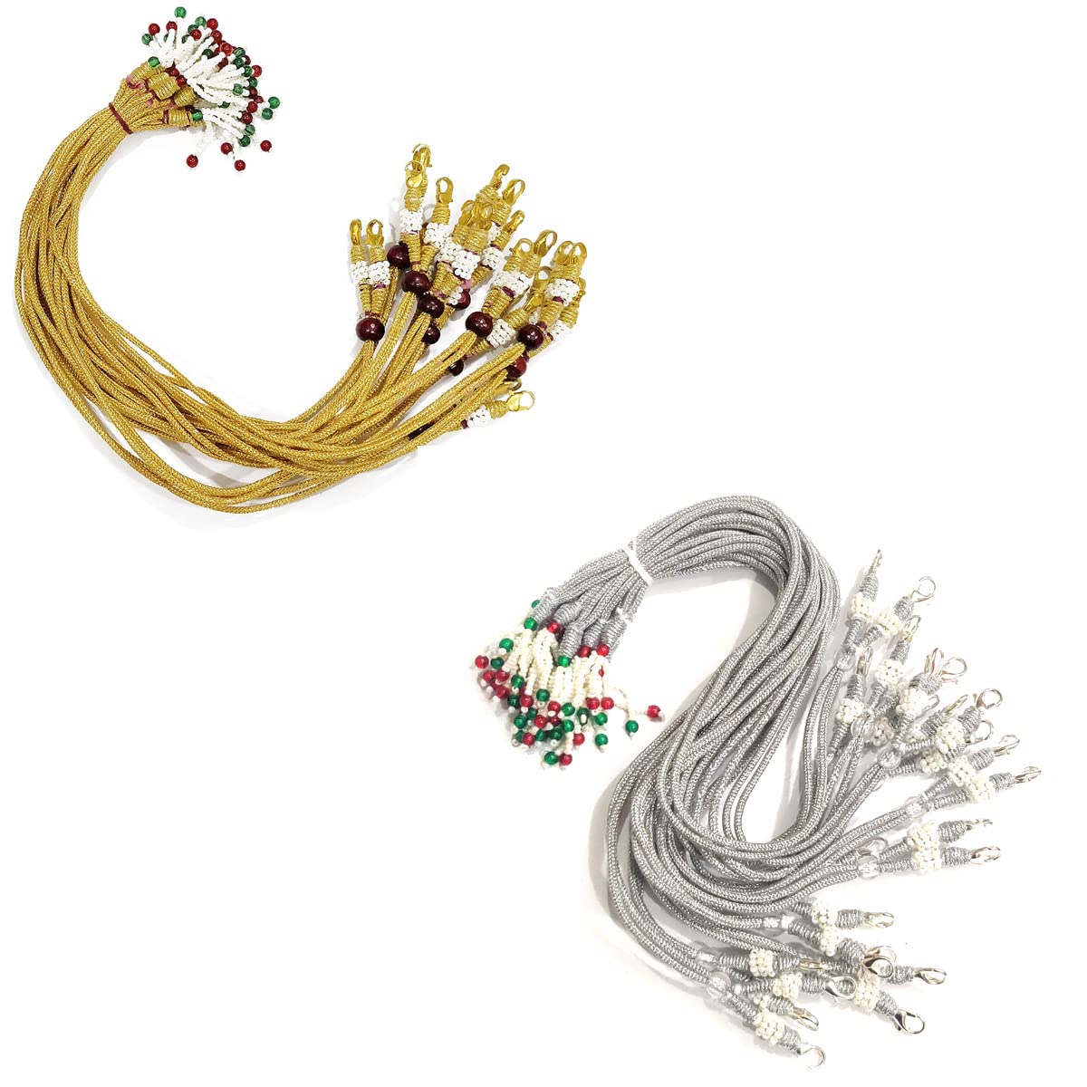 See full amazon price history chart for Excellentcrafts Golden 15 Inches Pearl Braided Zari Silk Necklace Dori with Hook and Tassel for Women (Pack Of 3 Pcs) (Gold & Silver) Excellentcrafts Golden 15 Inches Pearl Braided Zari Silk Necklace Dori with Hook and Tassel for Women (Pack Of 3 Pcs) (Gold & Silver) (B0BF5QKLKL) Amazon Price History, Amazon Price Tracker