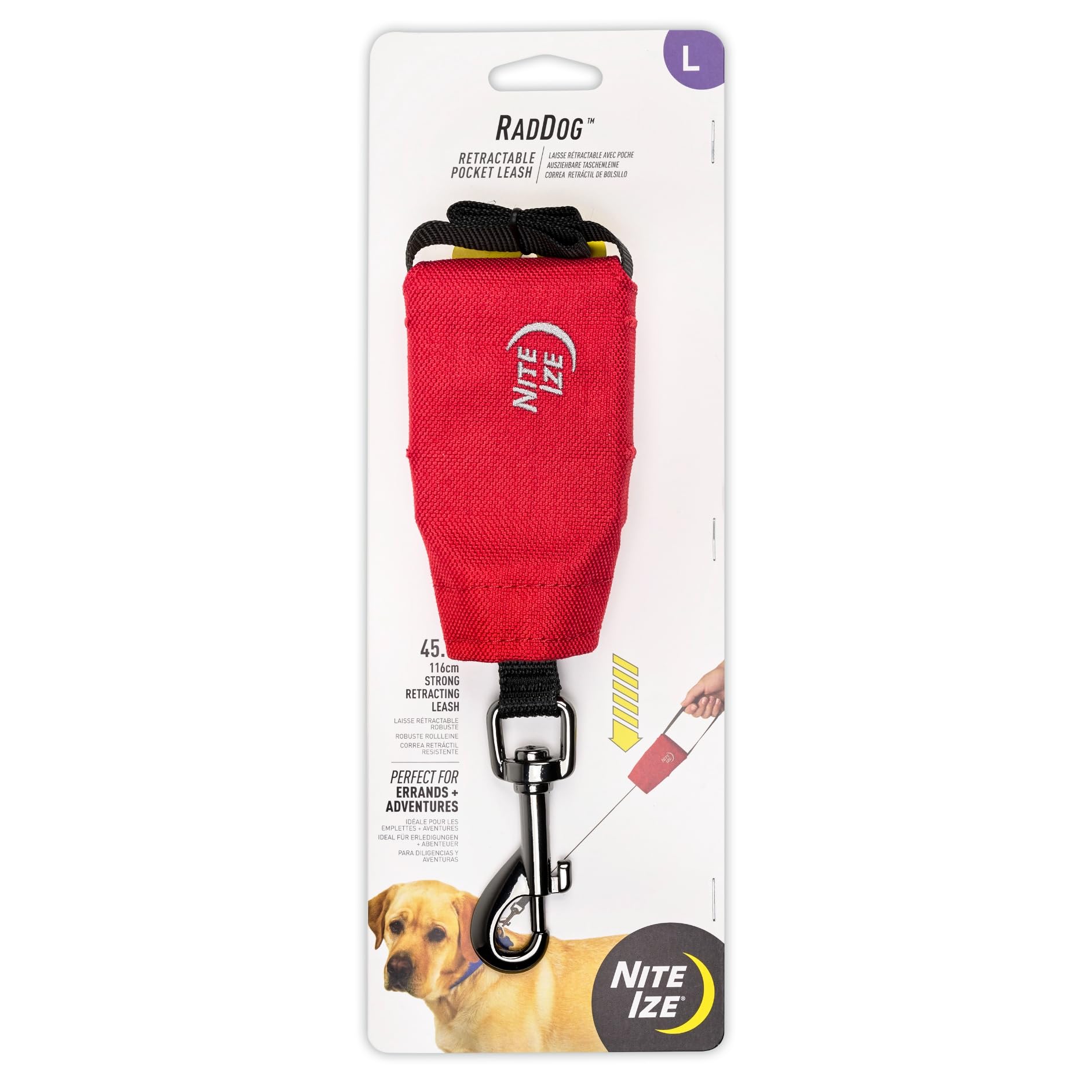 Amazon.com : Nite Ize RadDog Retractable Pocket Leash - Durable