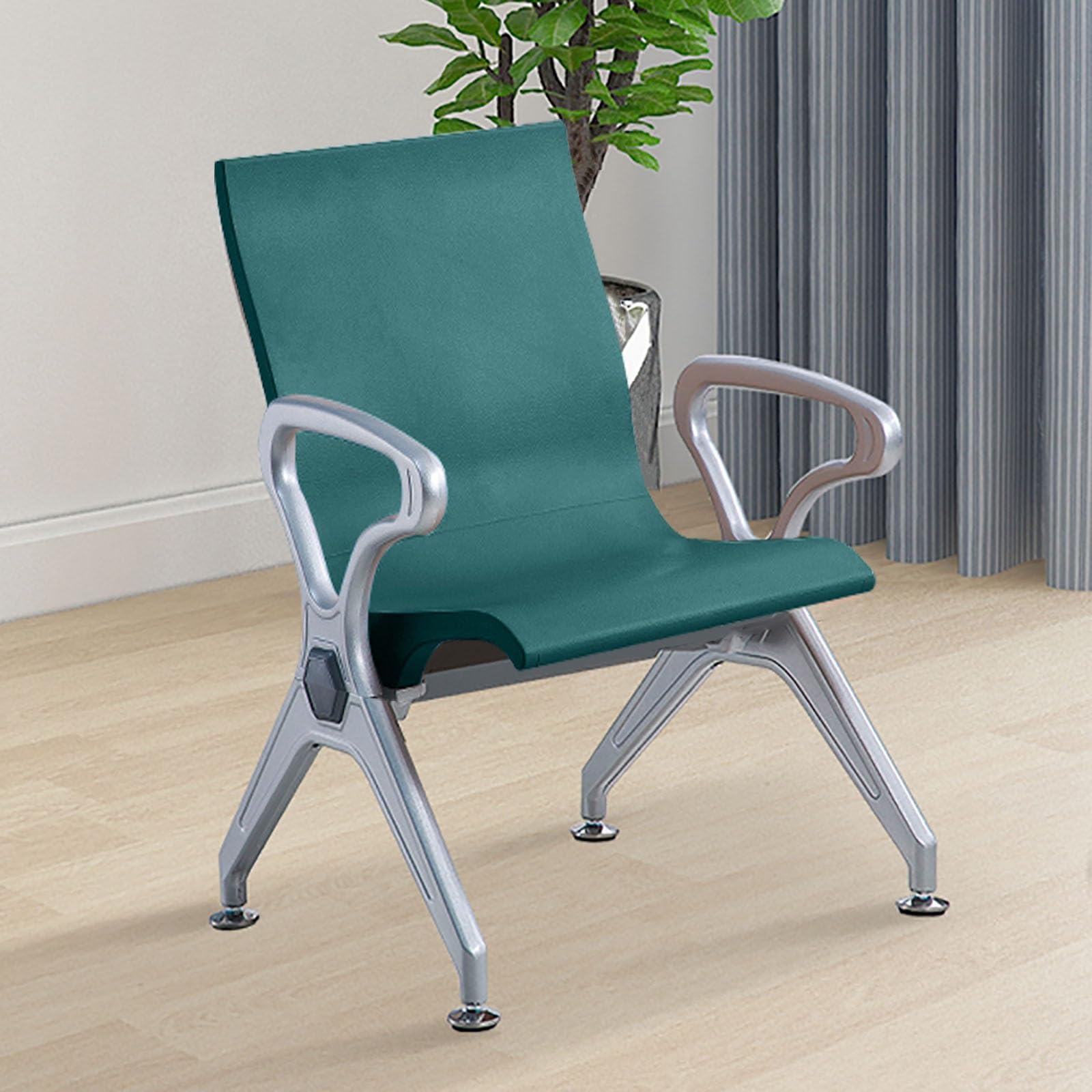 HCZKIUJY Office Waiting Room Chair - Reception Bench with Backrest & Armrests for Clinics, Hospitals, Salons, Lobbies, Airports - Durable & Comfortable Seating Solution