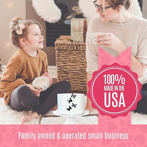 Miniatura 10 de Mariposas comestibles para decoración de pasteles, tamaño pequeño, fabricado en los Estados Unidos, decoración para pasteles de mariposas y cupcakes