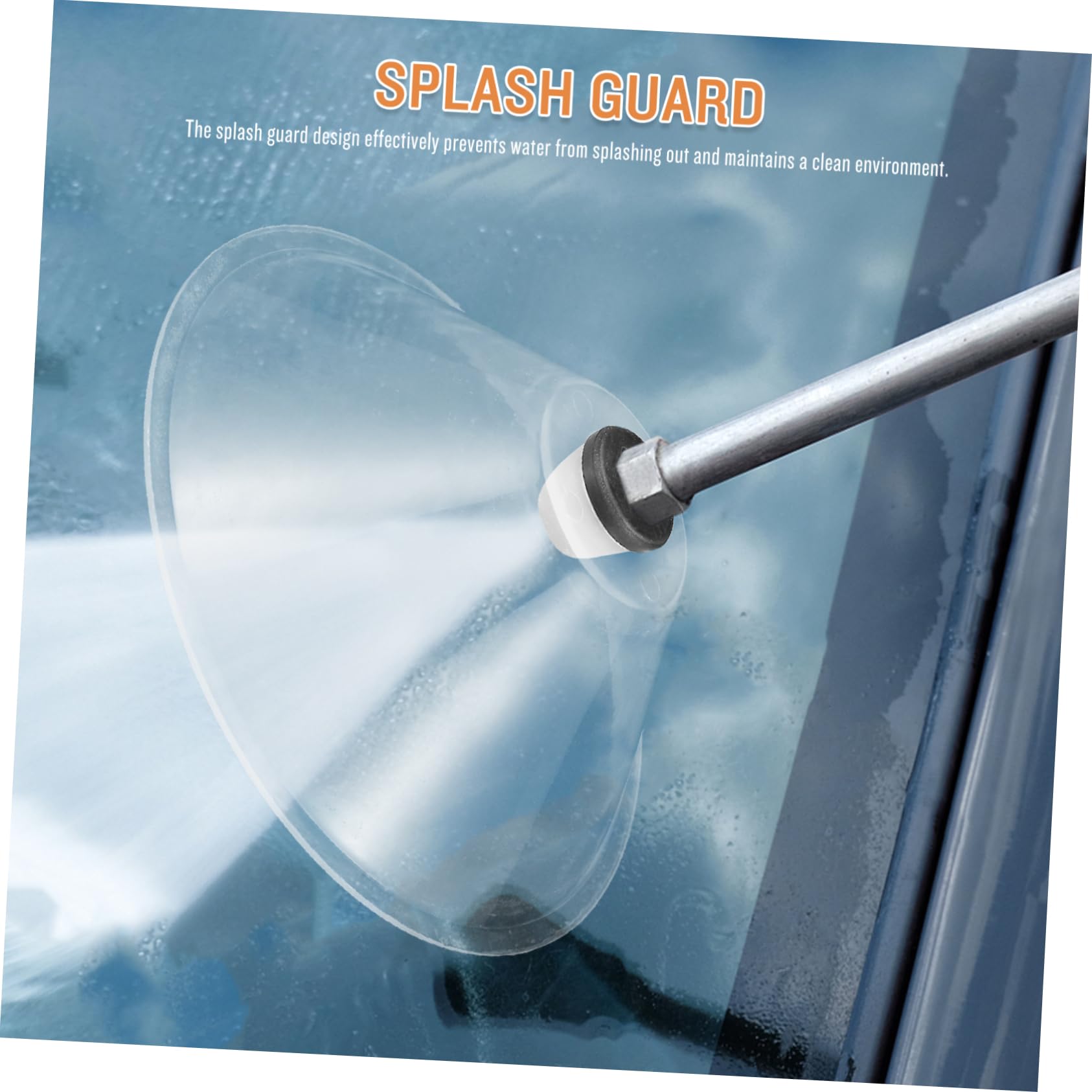 Yardwe 4 Piezas Protector contra Salpicaduras De La Máquina De Limpieza Limpiador De Lavadora a Presión Arriba Filtros De Agua Bidé A Prueba De La Intemperie Balde El Plastico Transparent