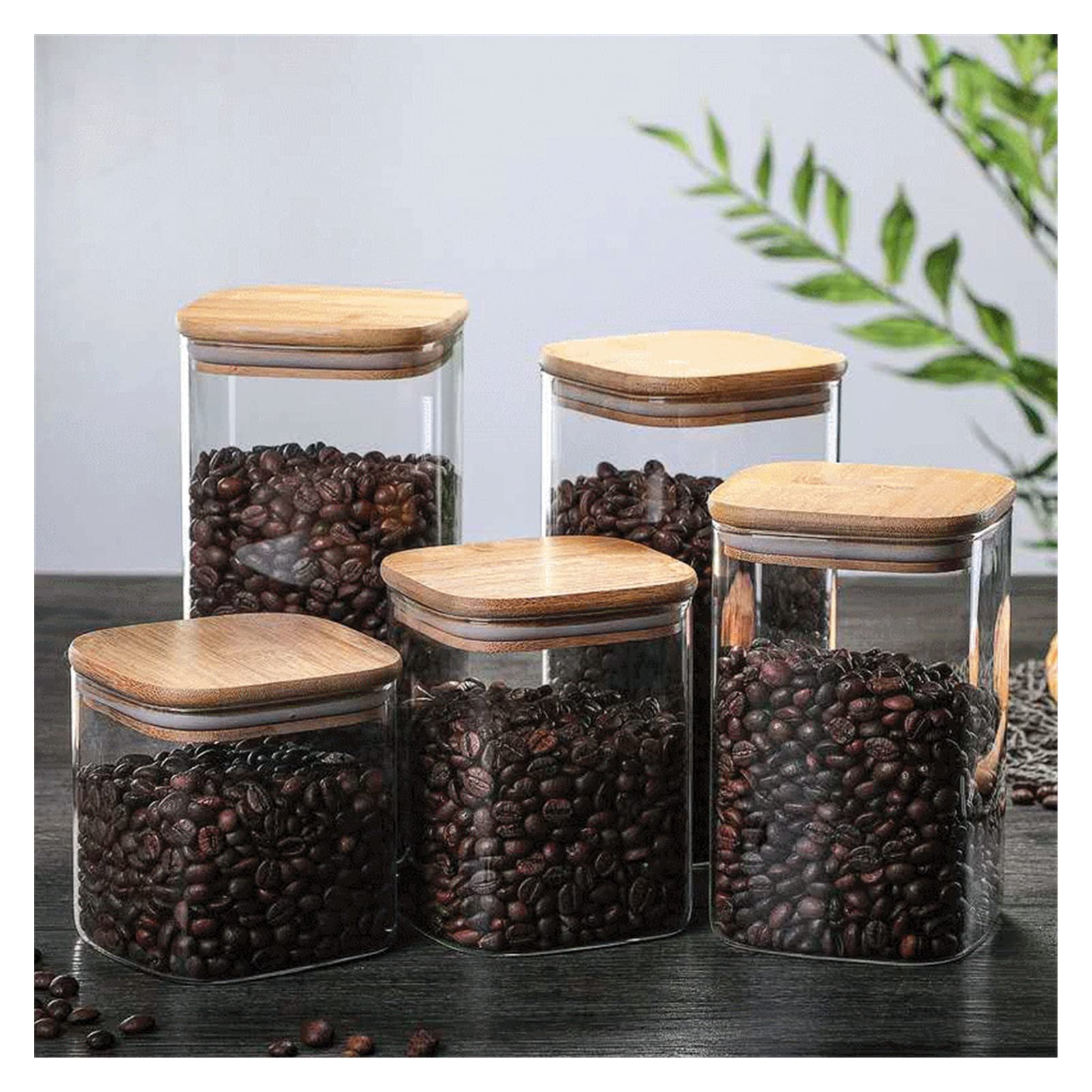 Canister per il Caffè Cucina Barattoli con coperchio caffè cereali Tea Storage Can contenitore della scatola di snack Organizzatore serbatoio zucchero Spezie regalo Tin Contenitore di Cibo per Chicchi
