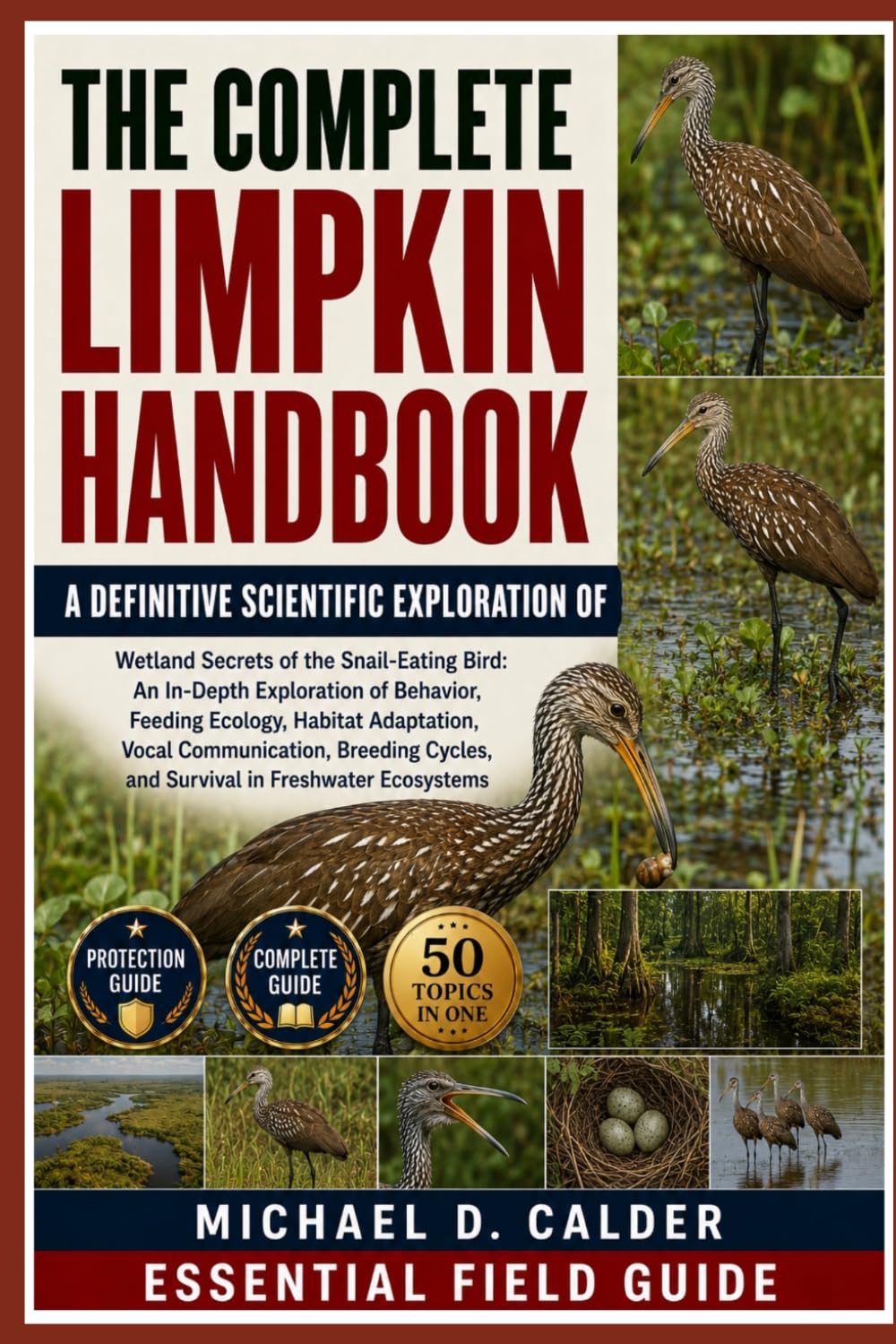 THE COMPLETE LIMPKIN HANDBOOK: Wetland Secrets of the Snail-Eating Bird: An In-Depth Exploration of Behavior, Feeding Ecology, Habitat Adaptation, ... Cycles, and Survival in Freshwater Ecosystems