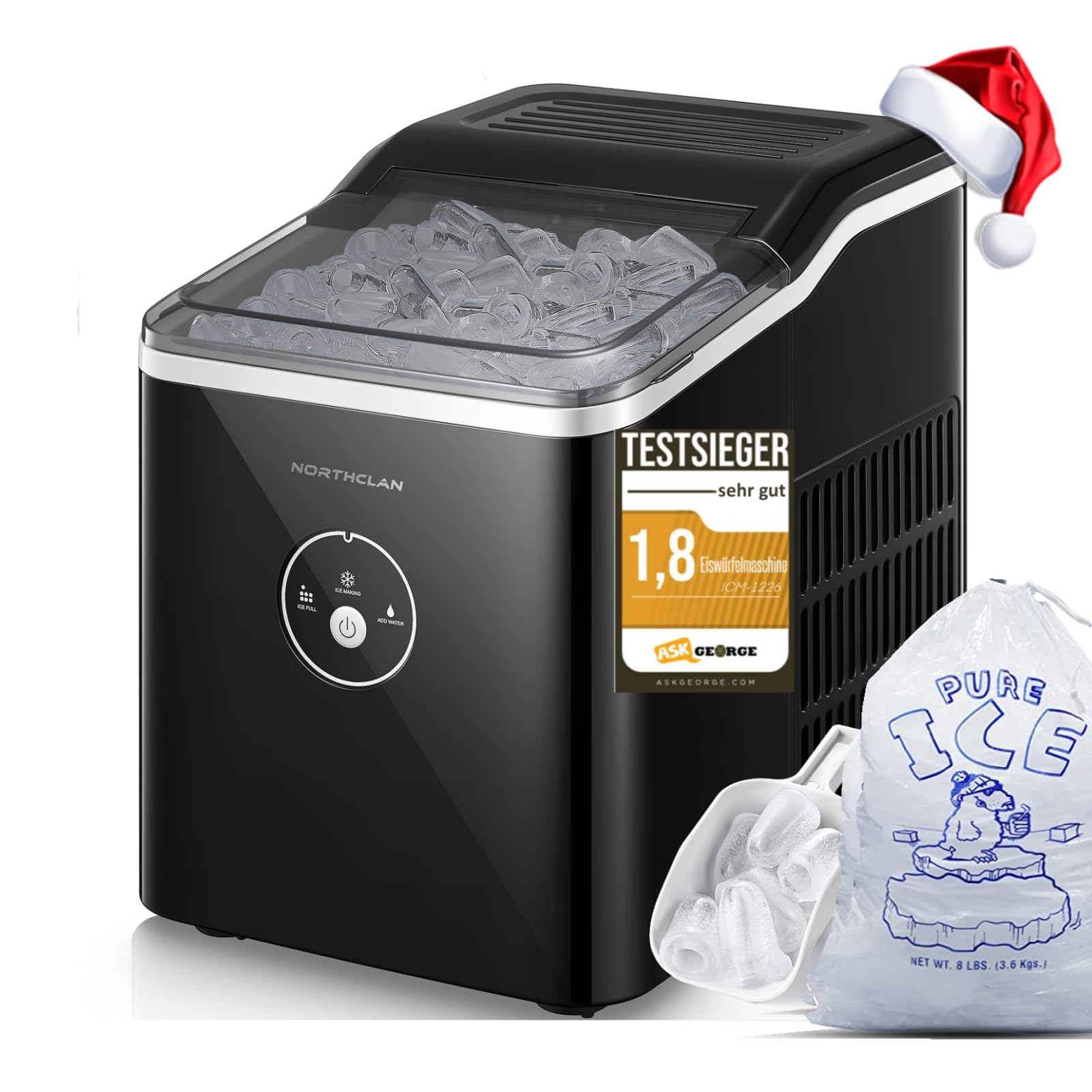 Macchina Per Produzione Ghiaccio Cubetti Pieni Ep20 - Vendita Online Cubetto Pieno - Foto 2