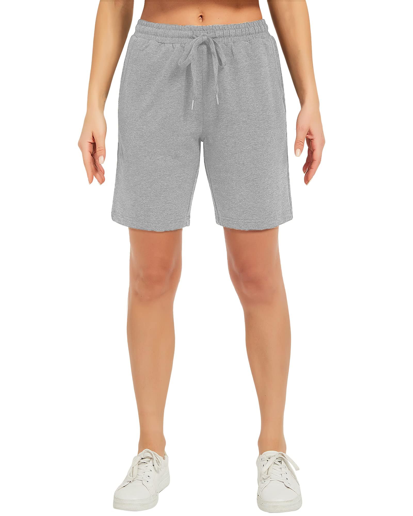 brand flex Women's Relaxed Fit Mid Rise Cotton Shorts Regular-Length Cotton Shorts Single Pack-picture-30