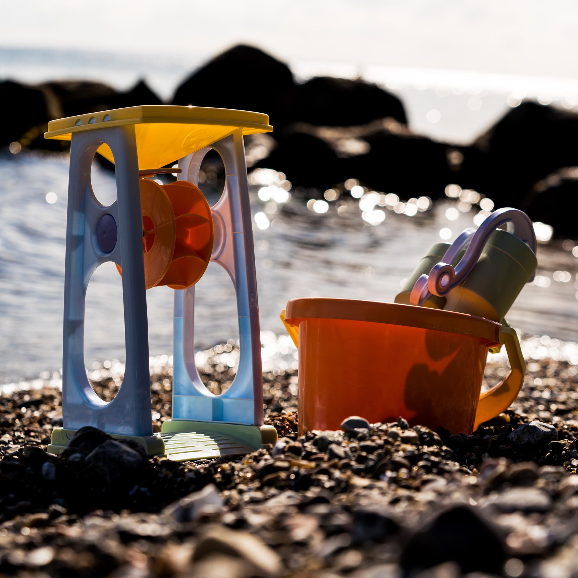 Dantoy Moulin à sable et à eau pastel - Jouet d'extérieur durable pour enfants