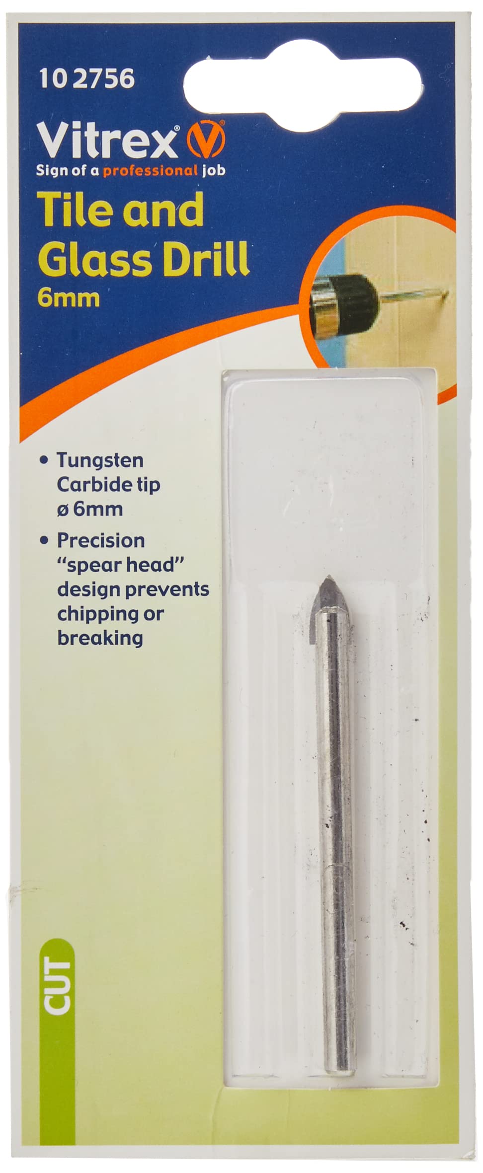 Vitrex Tile & Glass Drill Bit 8mm VIT102758