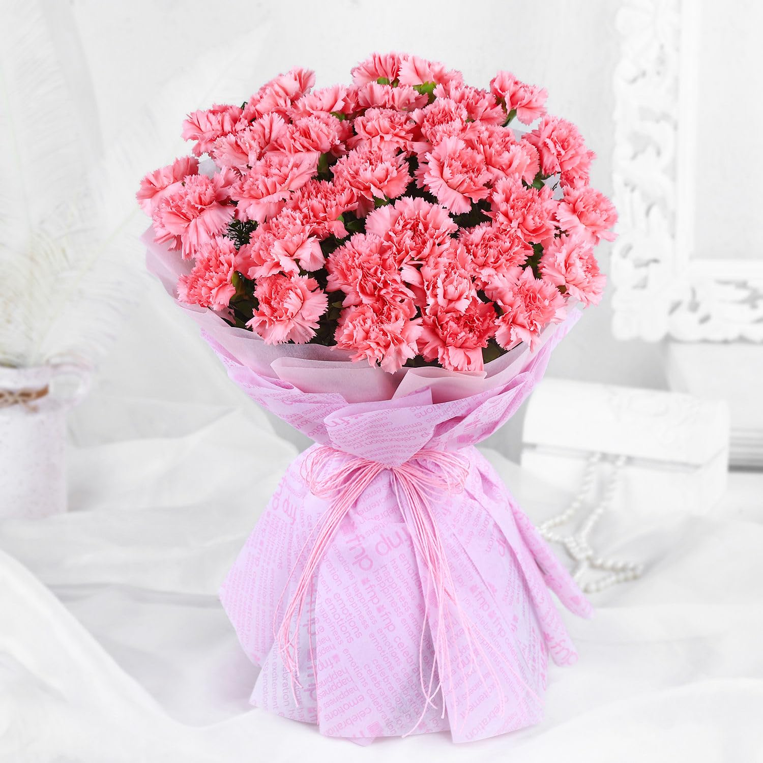 FNP Carnation Elegance Collection For Mom, Best Gift For Mom, Unique & Creative Gifting Ideas For Mummy, Wedding Flower Bouquet, Fresh Flower Wedding Gift, Gift For Mother-in-Law-image-38