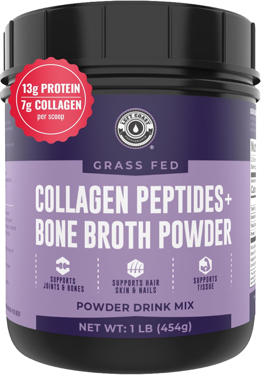 16oz Bone Broth Powder with Grass Fed Collagen Peptides – Unflavoured, Zero Carb, Dairy Free, No Additives, No Fillers – Natural Source Type I and III – Grass Fed Bone Broth Collagen Powder 16oz Bone Broth Powder with Grass Fed Collagen Peptides – Unflavoured, Zero Carb, Dairy Free, No Additives, No Fillers – Natural Source Type I and III – Grass Fed Bone Broth Collagen Powder