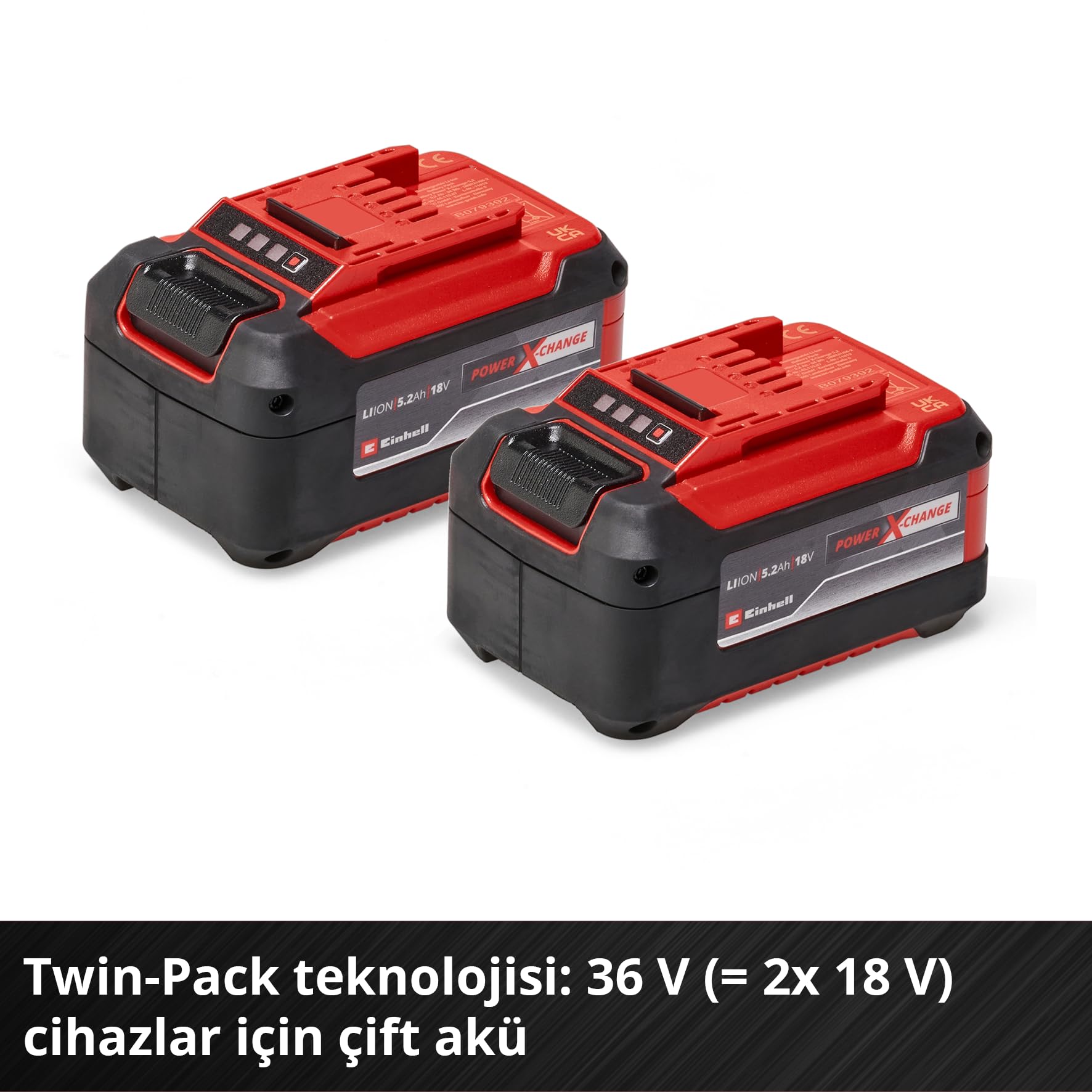 Einhell Orijinal 18 V 5,2 Ah PXC-Twinpack 4511526