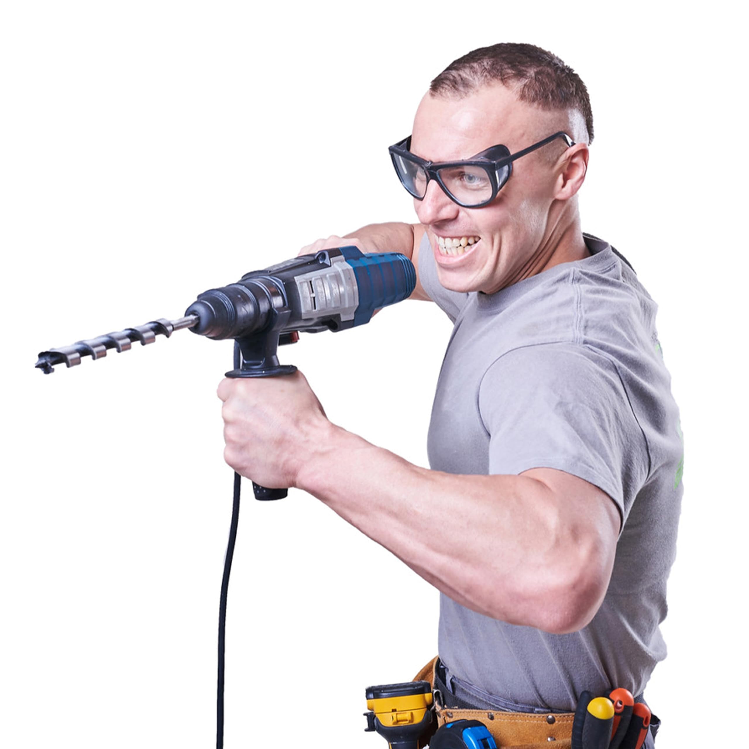 Broca de taladro SDS Plus de 61/64 x 20 pulgadas para madera | Broca de perforación de 24 x 500 mm de largo para madera blanda y dura, plástico, paneles de yeso y materiales compuestos | MESA DIAMOND®