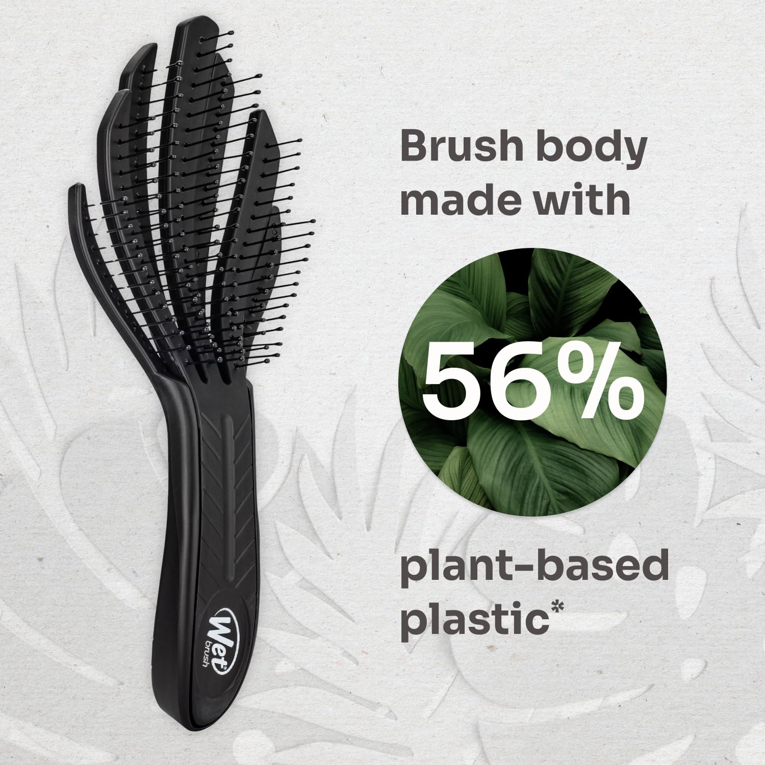 Wet Brush Go Green Curl IntelliFlex - Cepillo desenredante para cabello rizado, ultra suave para cabello rizado, sin puntas abiertas y sin dolor, paquete de 2, color negro