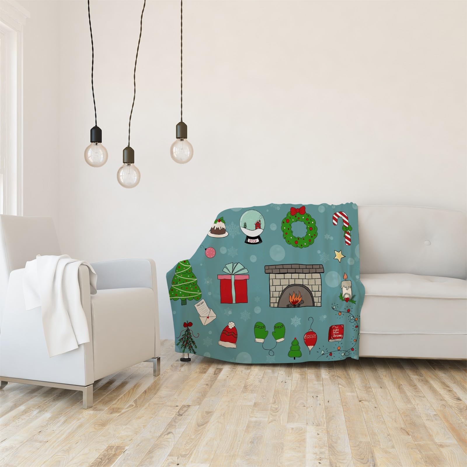 Świąteczny koc do pończoch narodzenie koc na łóżko pojedyncze ciepłe miękkie koce na sofę flanelowe 180 x 200 cm na wszystkie pory roku